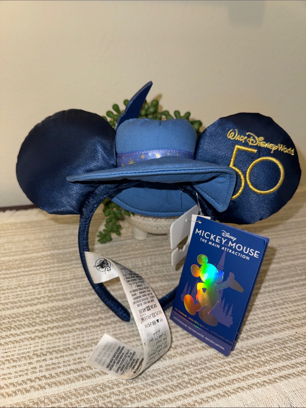 Mickey Mouse Ear Headband Peter Pans Flight NWT